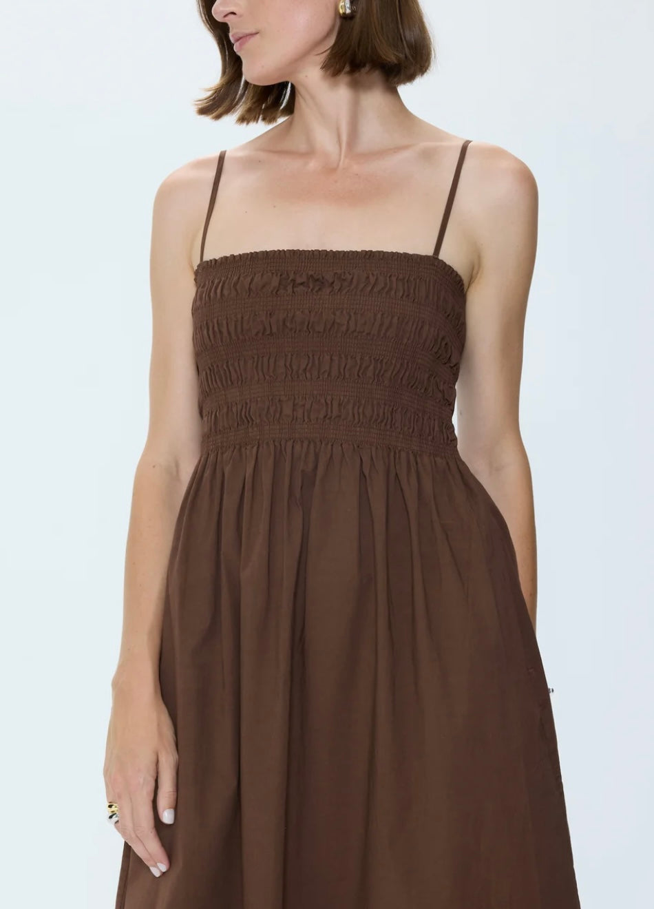 PISTOLA BIANCA MAXI SUNDRESS- BRUNA
