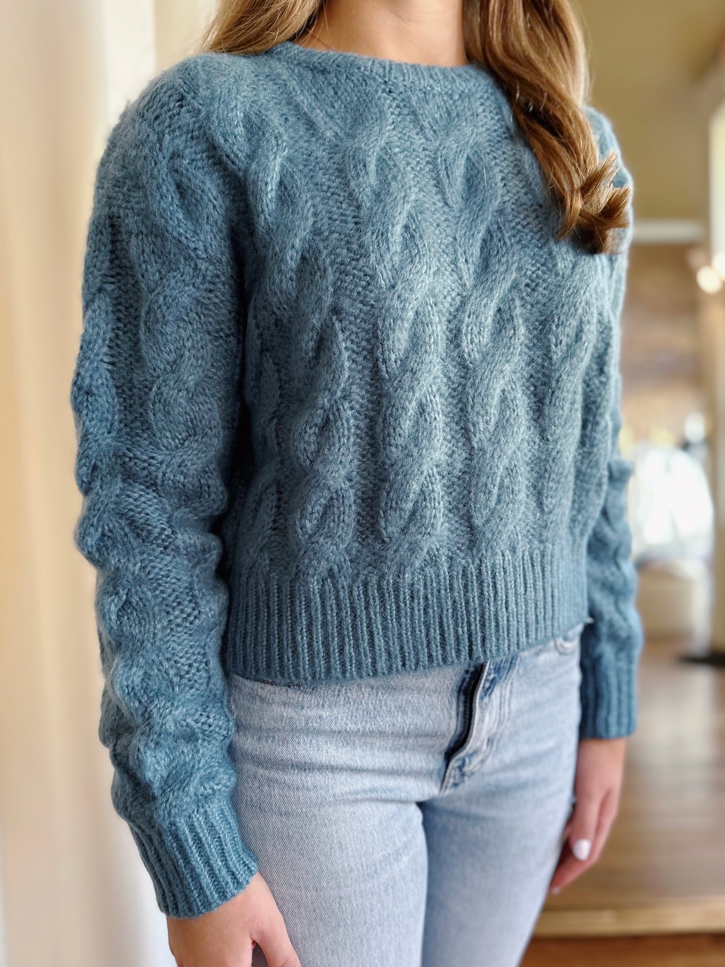 STEVE MADDEN CERONNE SWEATER - BLUE DUSK