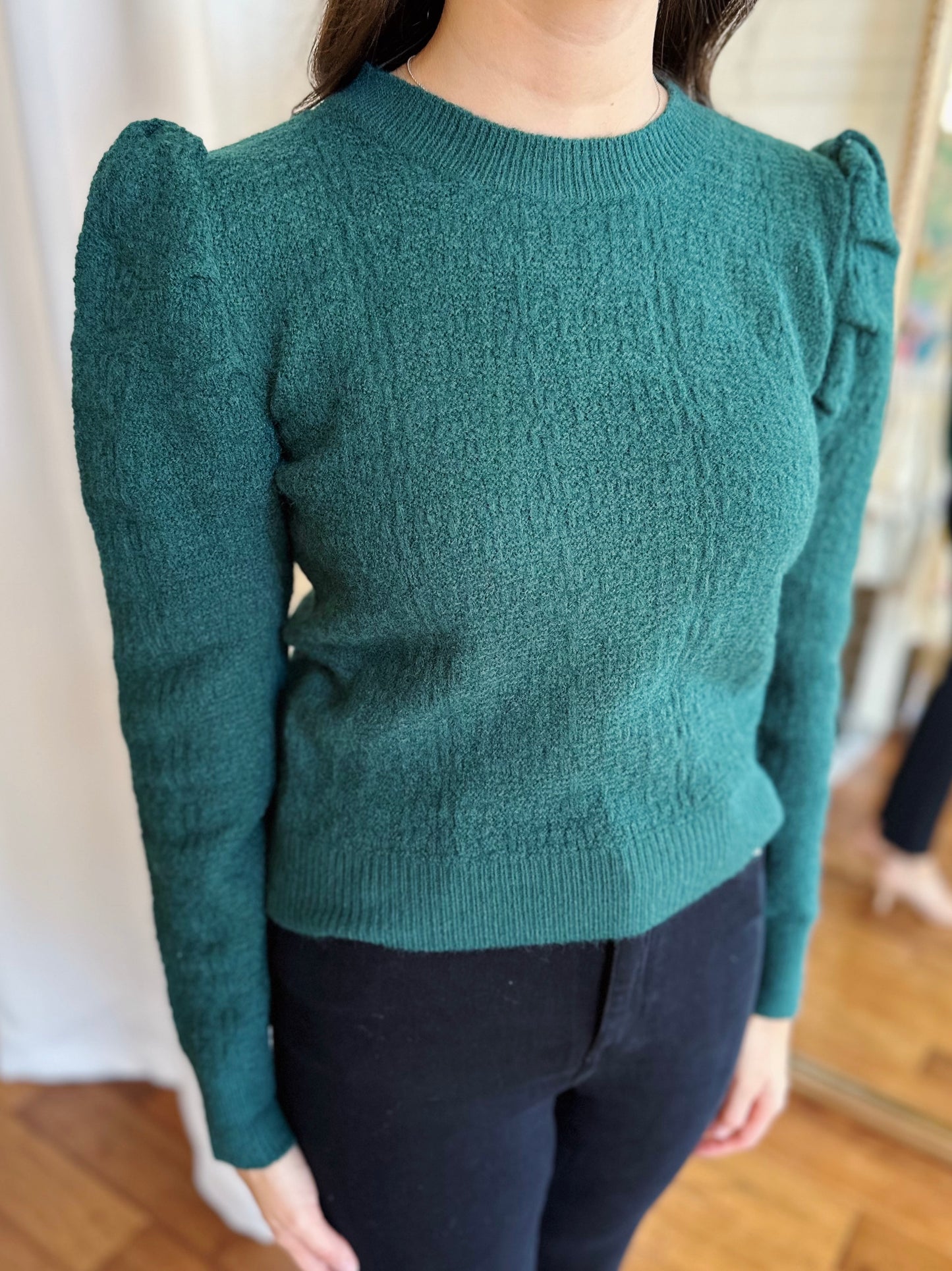 EMMA SWEATER- DARK GREEN