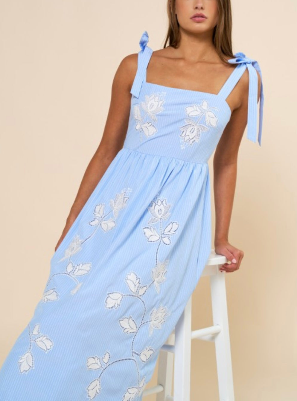 SKY BLUE MAXI DRESS