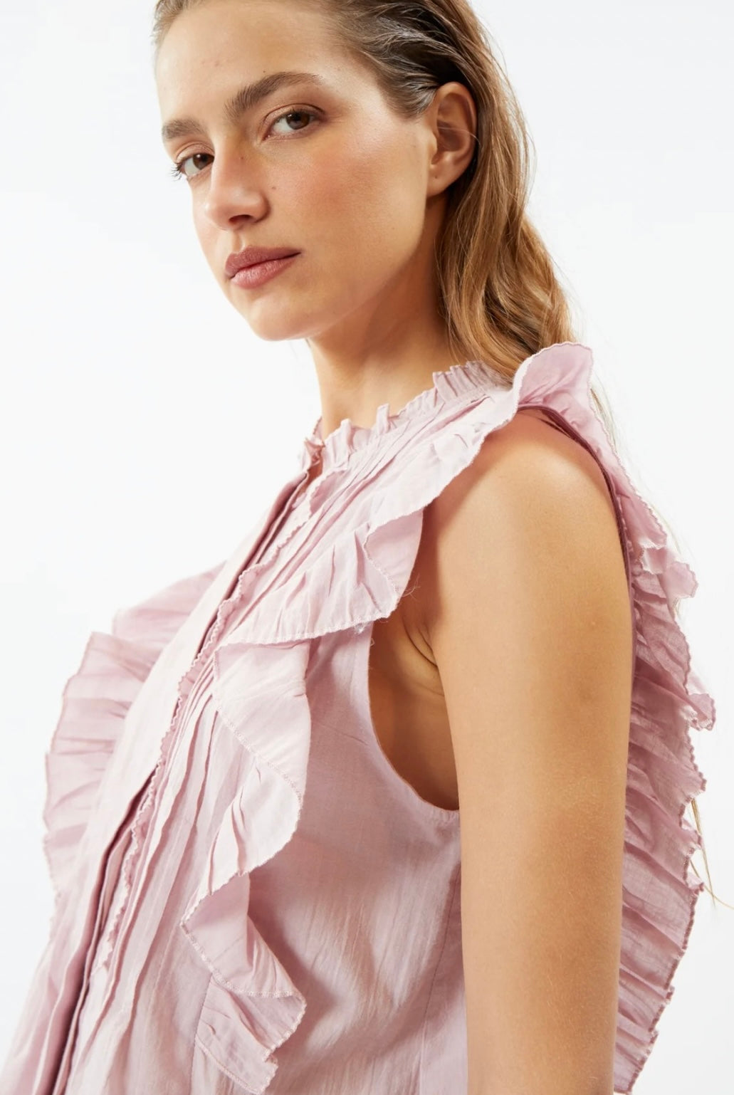 VAL SHIRT- PALE PINK