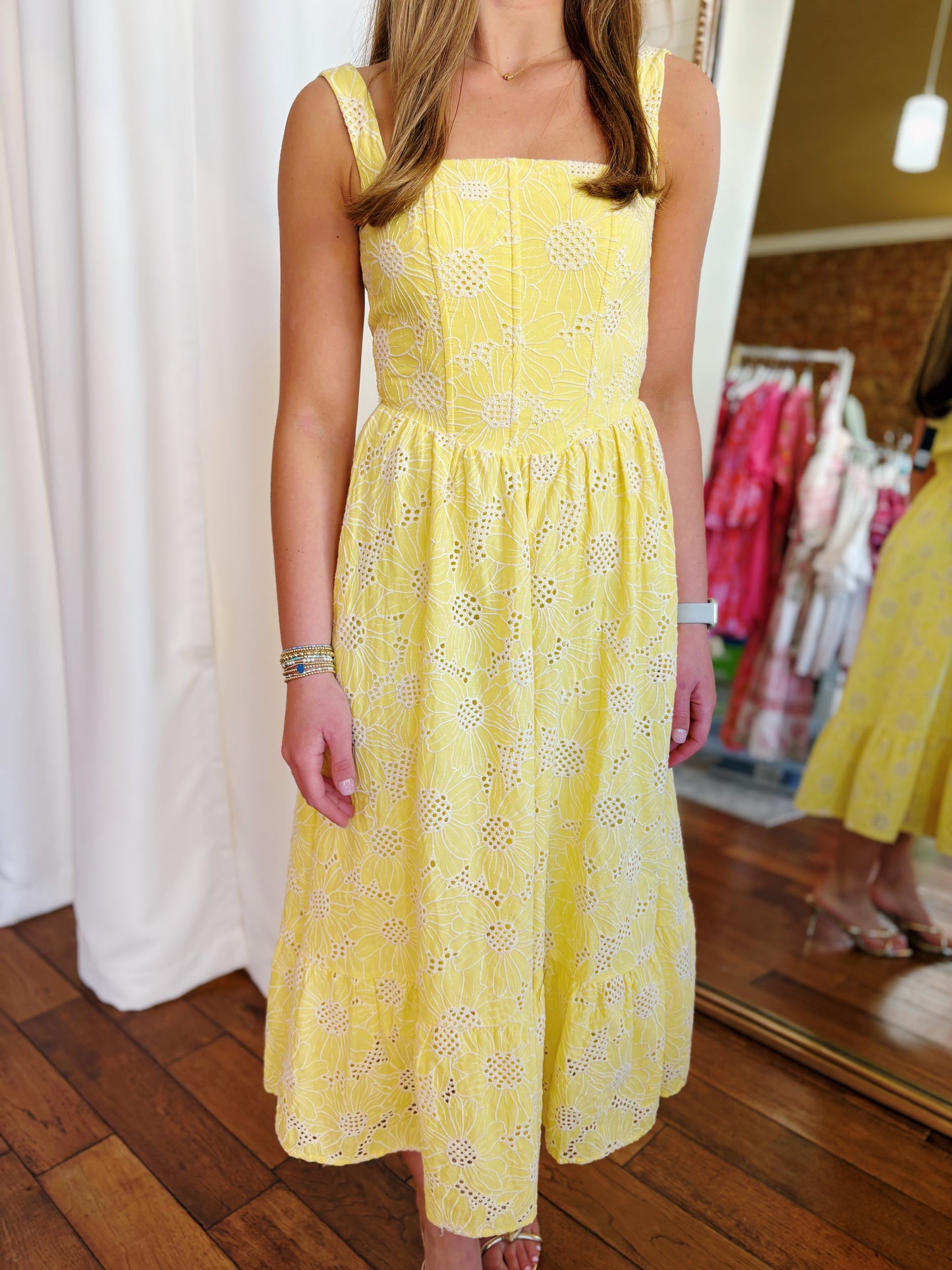 ELOISE EYELET DRESS