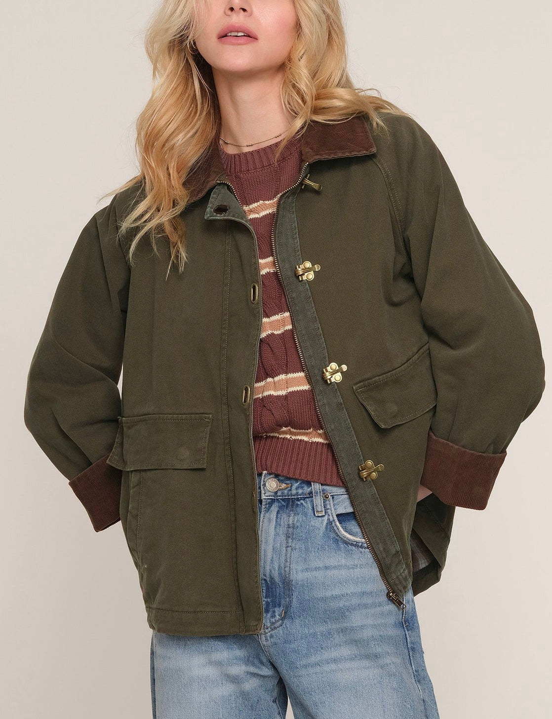 MATIN JACKET- OLIVE