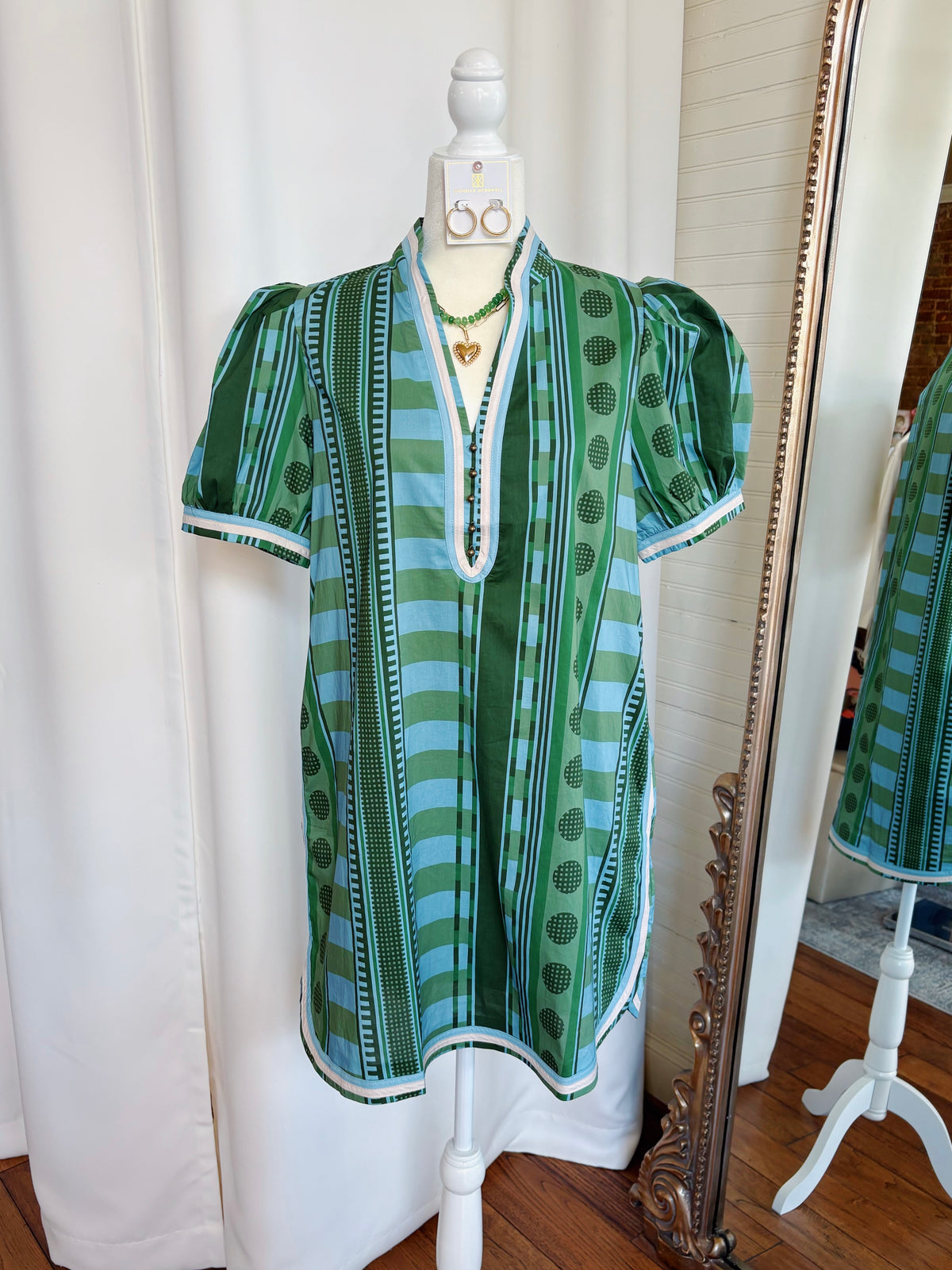 ROWEN MINI DRESS- OLIVE