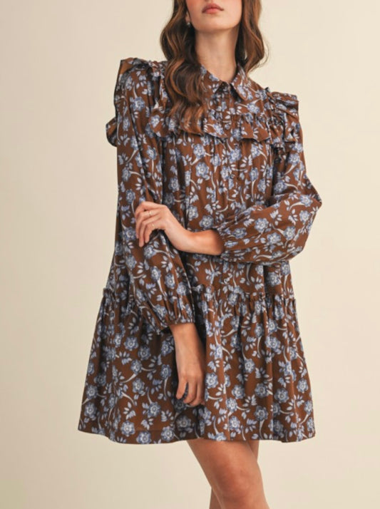 BRADFORD BUTTON DOWN MINI DRESS