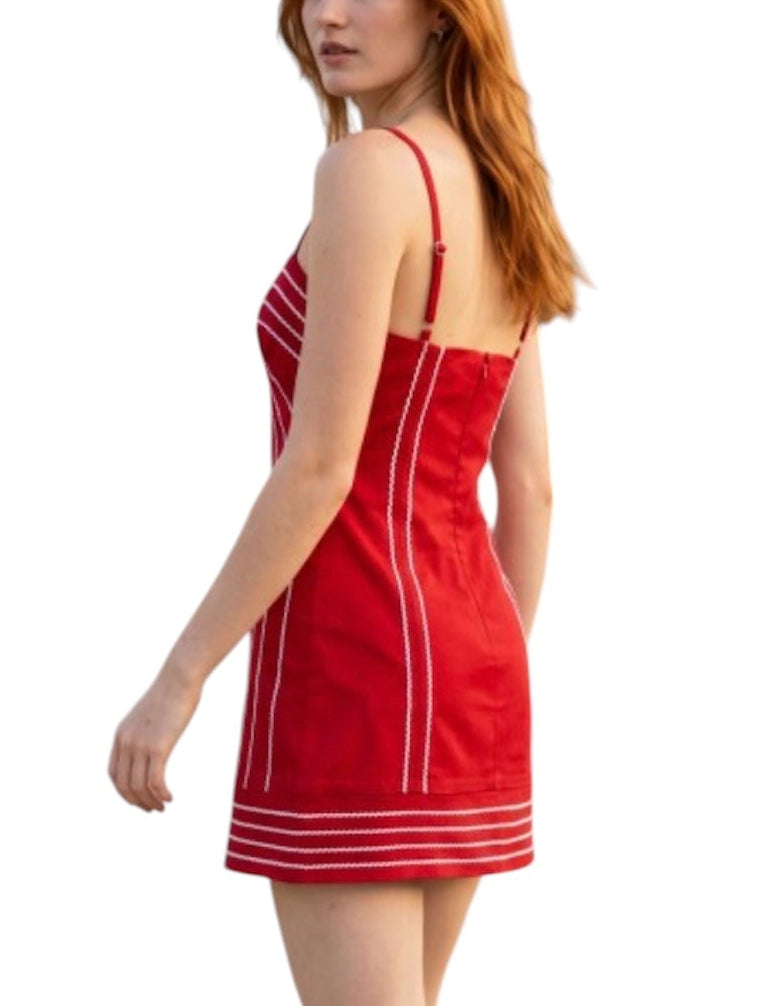 KENNEDY MINI DRESS- RED