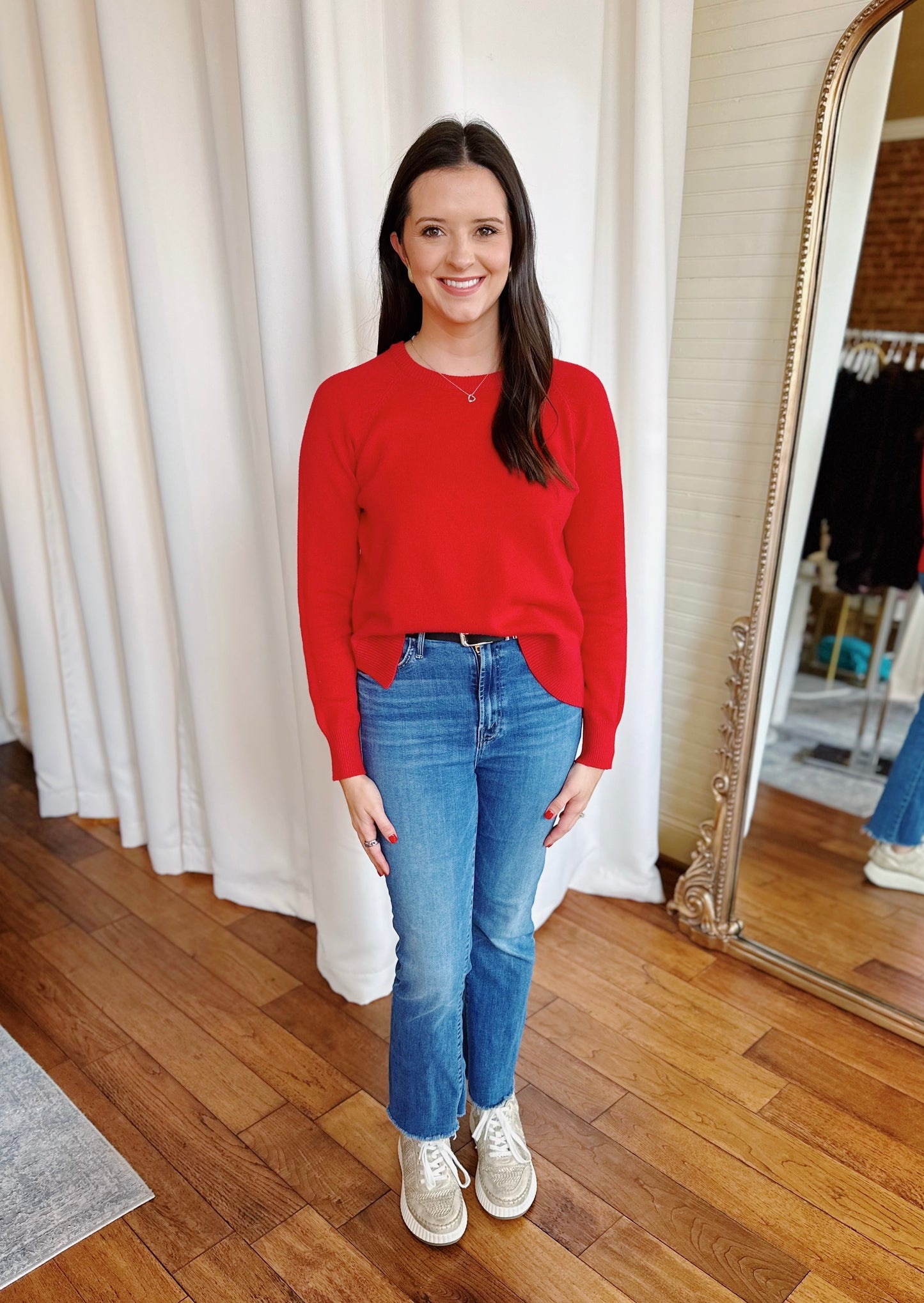 BEGONIA SWEATER CRANBERRY