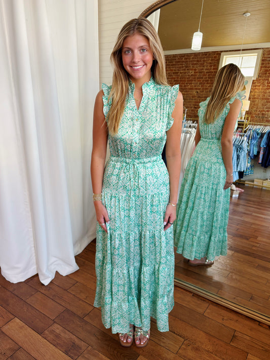 HELEN MAXI DRESS- MINT