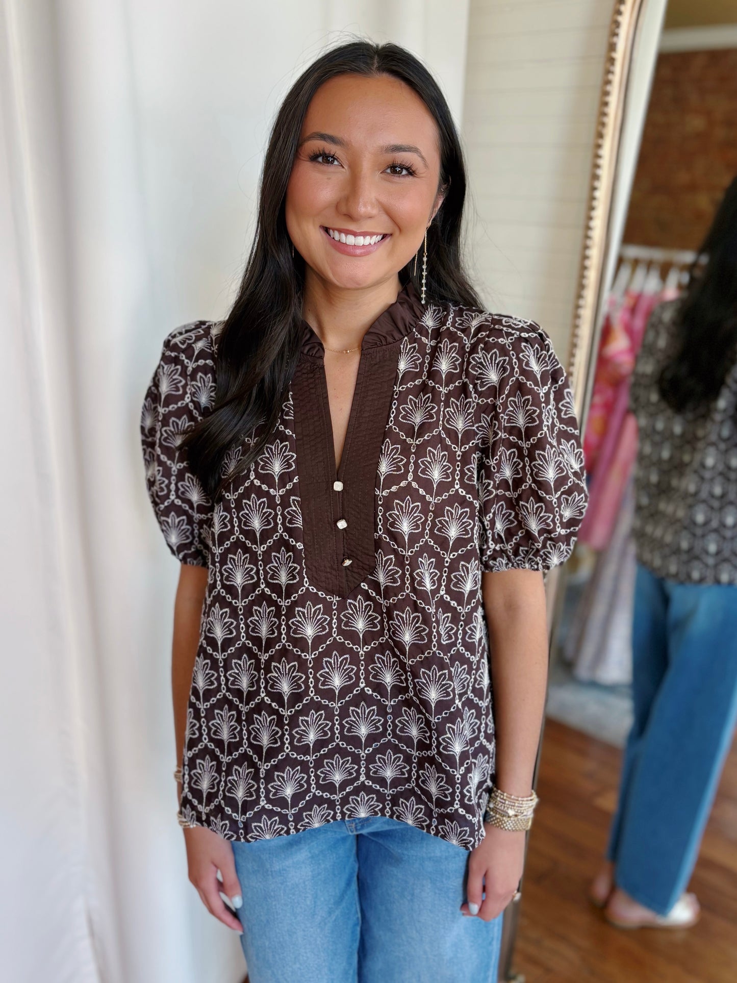 EMILY TOP- BROWN