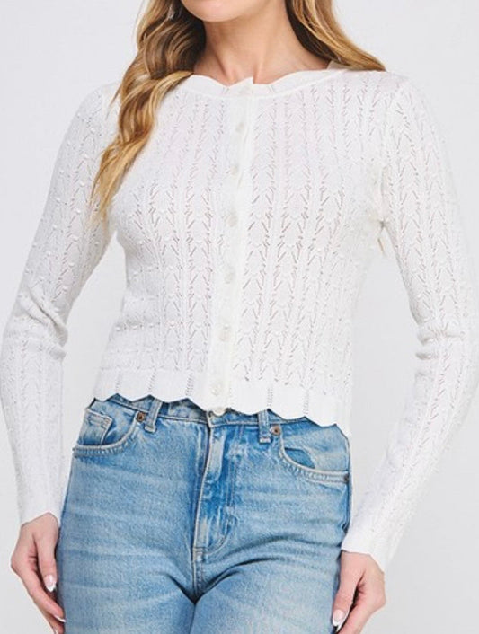 ALLIE CARDI- WHITE