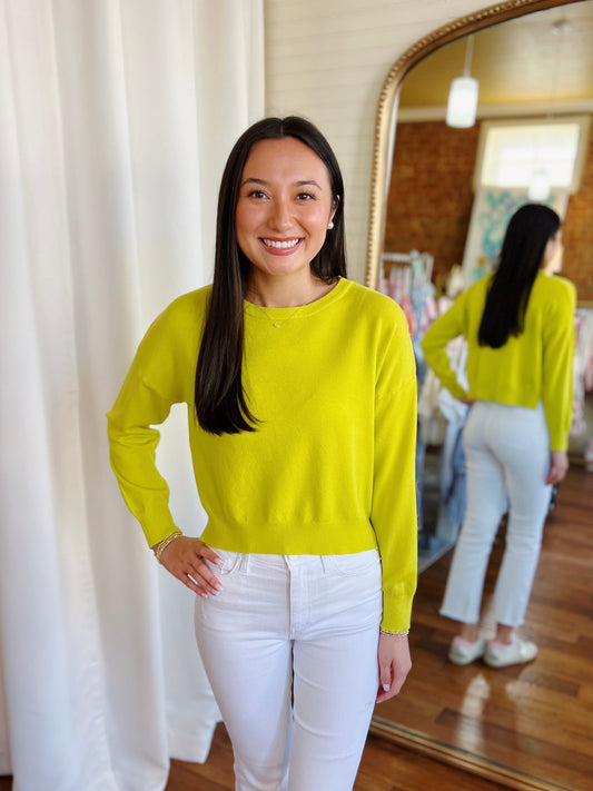 POLLY SWEATER LIME