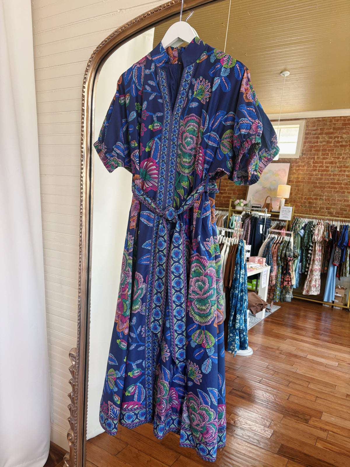 SMITH MIDI DRESS- DARK NAVY