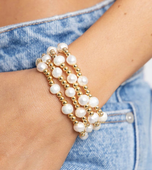 ARIEL PEARL BEADED BRACELET