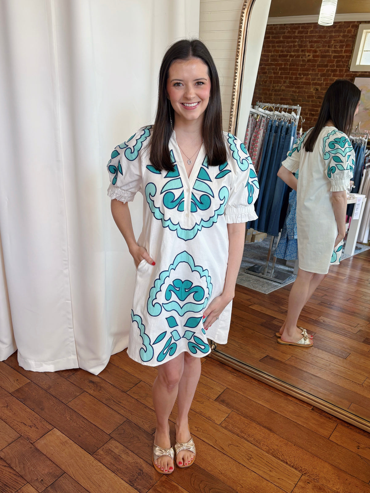 AUGUST DRESS- WHITE