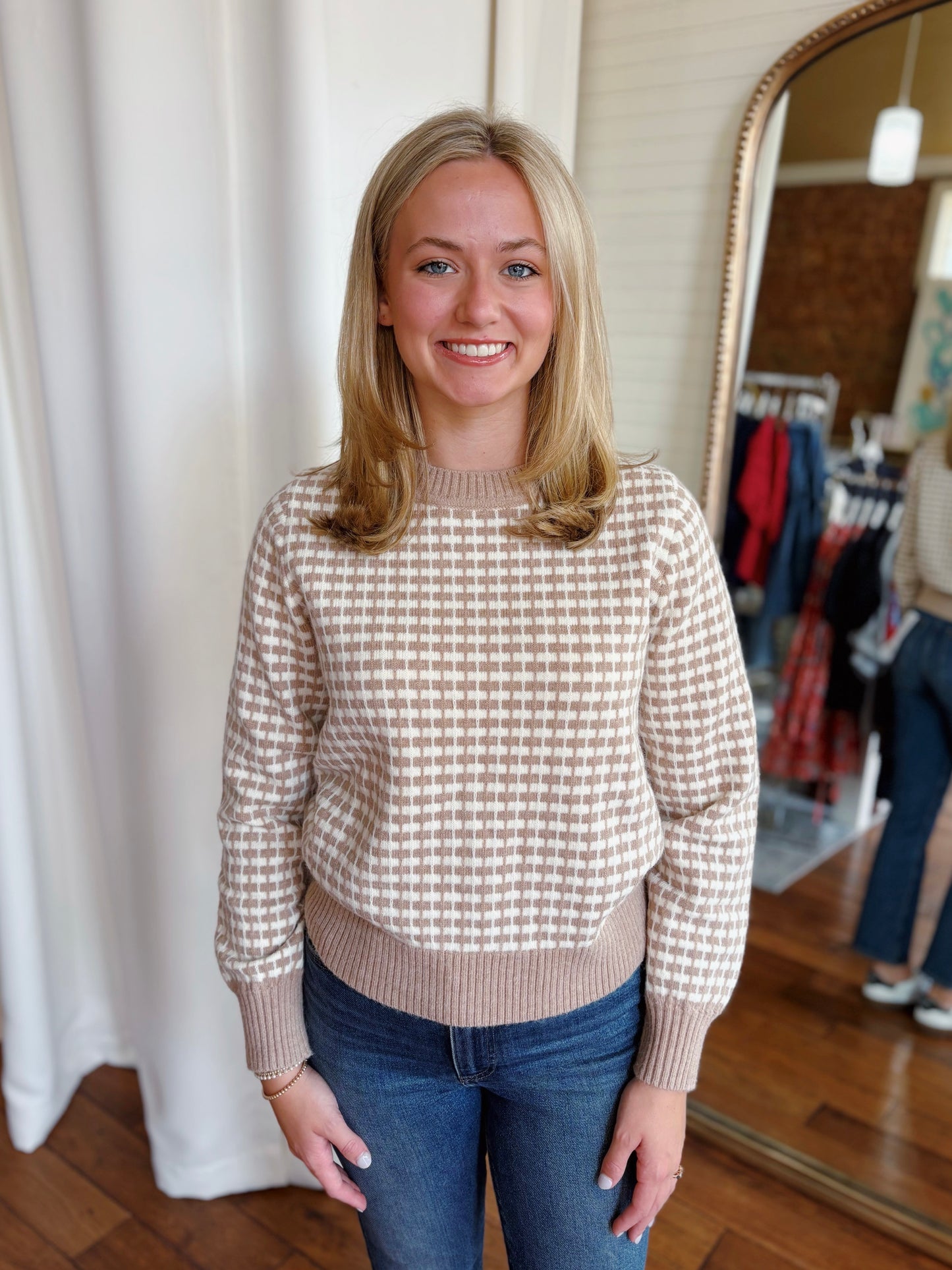 CODY SWEATER- BEIGE MELANGE