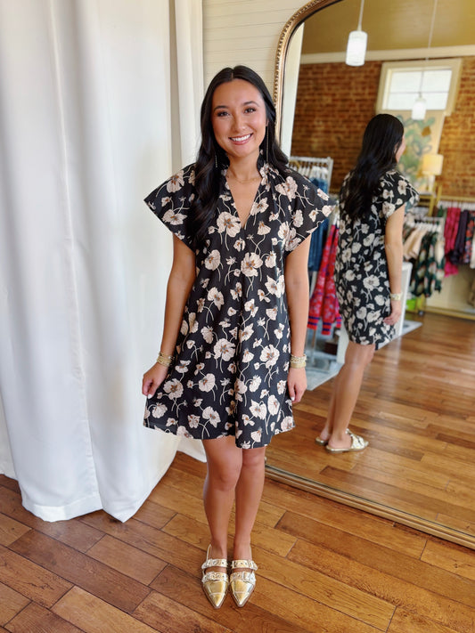 MARIE DRESS- BLACK