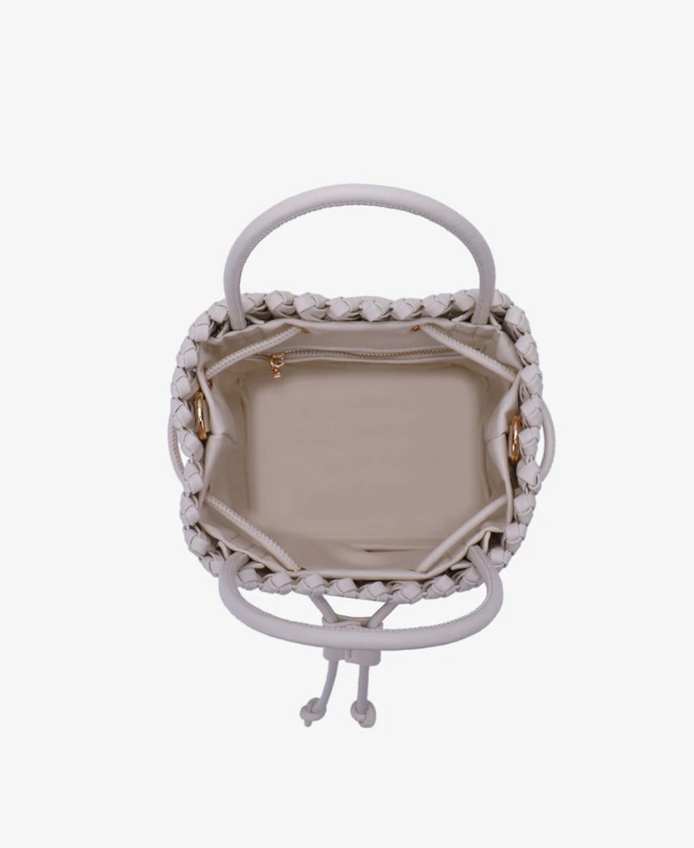 PERRIE BUCKET BAG- OFF WHITE