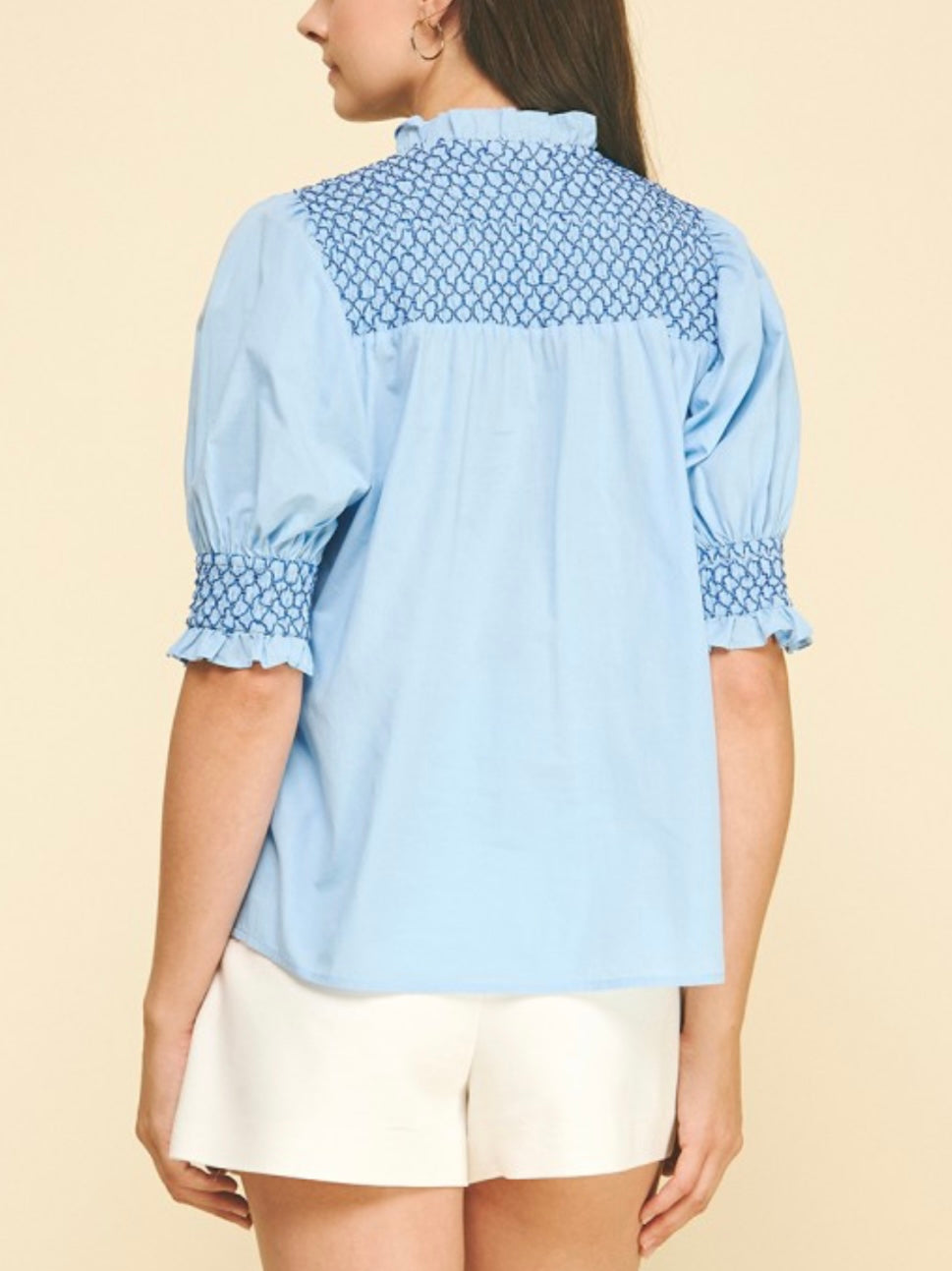 KATIE TOP- BLUE