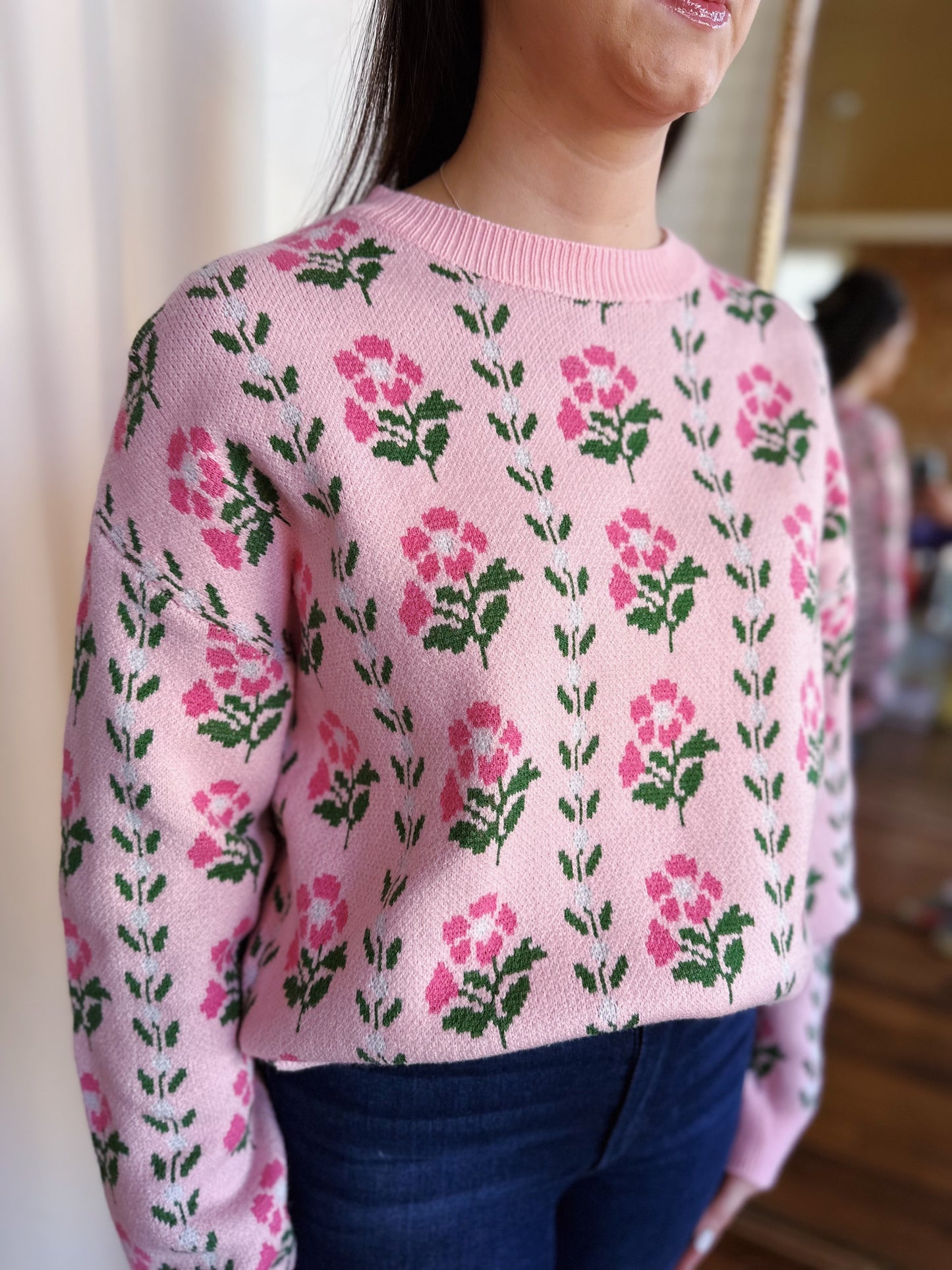 NORA SWEATER- PINK