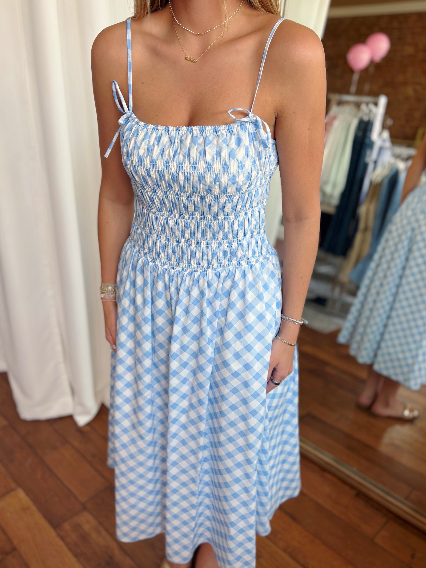 WALKER DRESS- POWDER BLUE