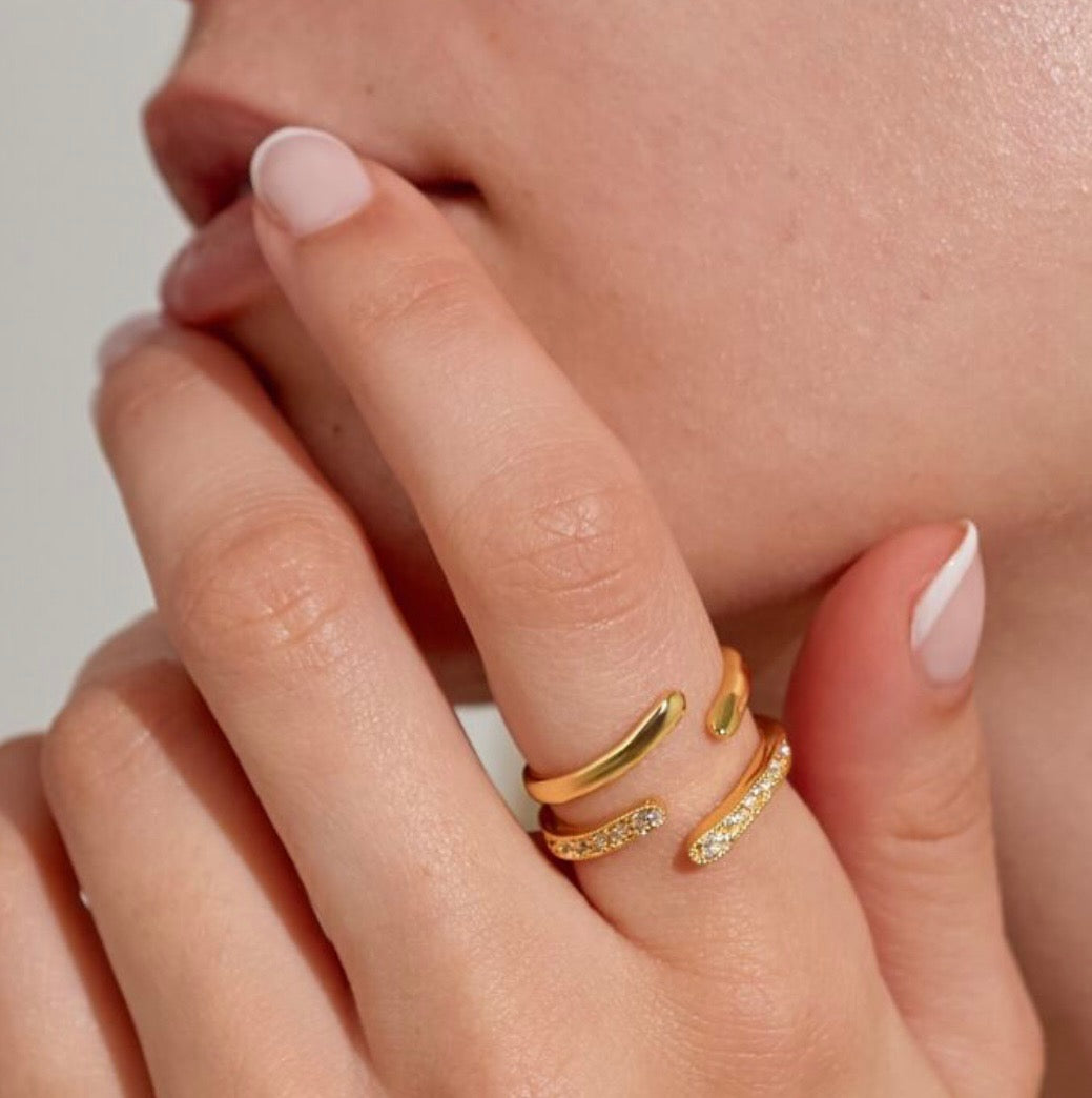 SOUL SHINE RING STACK- ORGANIC WAVE
