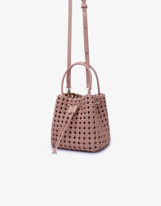 PERRIE BUCKET BAG- LIGHT TAN
