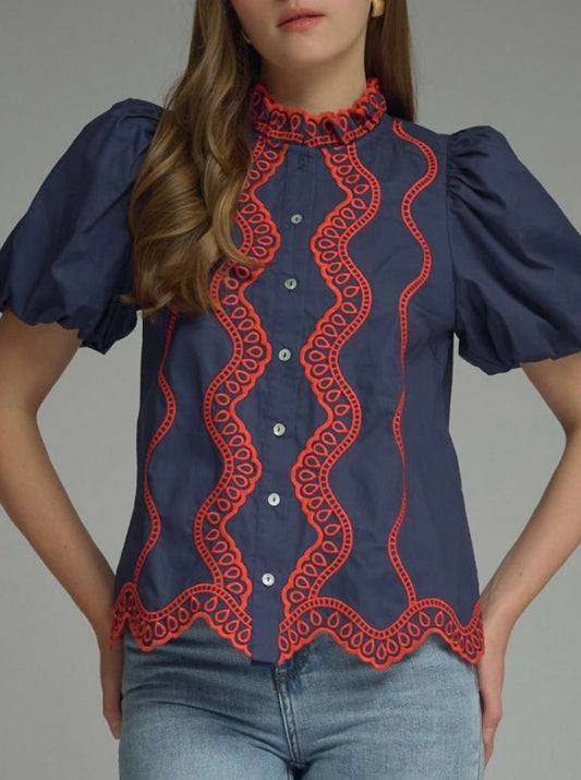RHODES TOP- NAVY