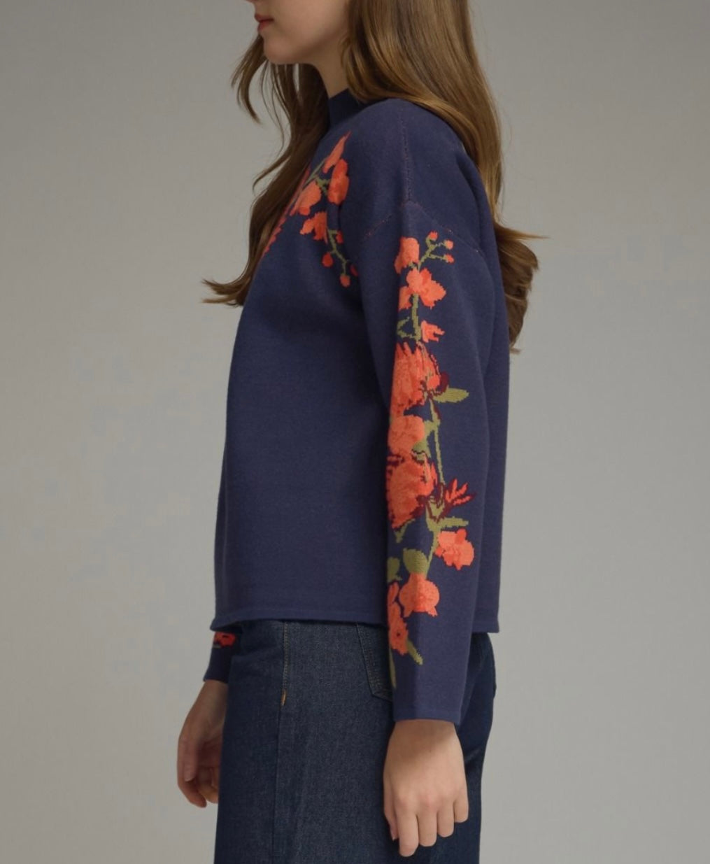 ALDYN SWEATER- NAVY