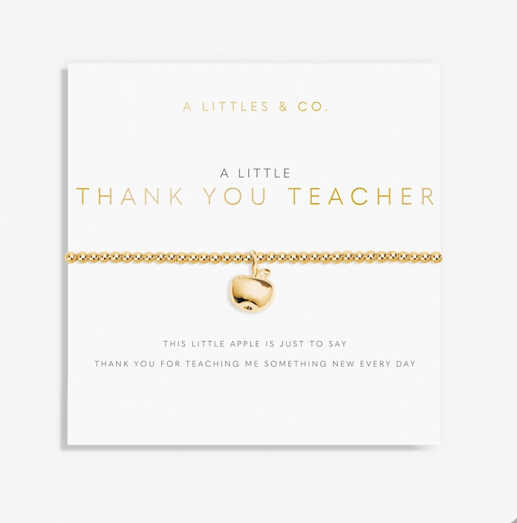 A LITTLE 'THANK YOU TEACHER' BRACELET