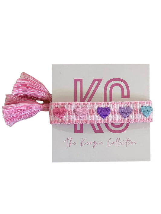 GINGHAM HEARTS BRACELET