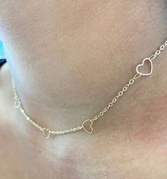 NORA JAMES EMMA HEART NECKLACE