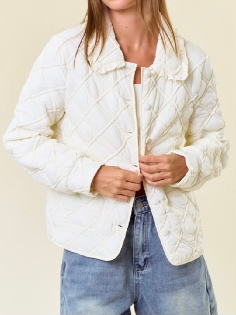 QUINN JACKET IVORY