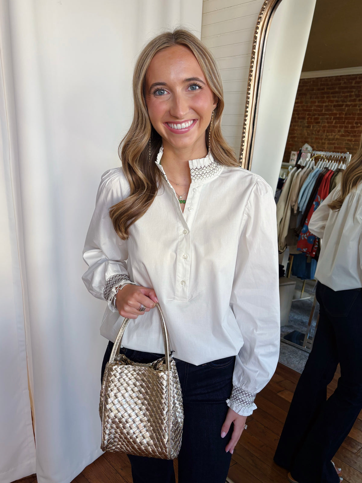 KIMBERLY TOP- IVORY
