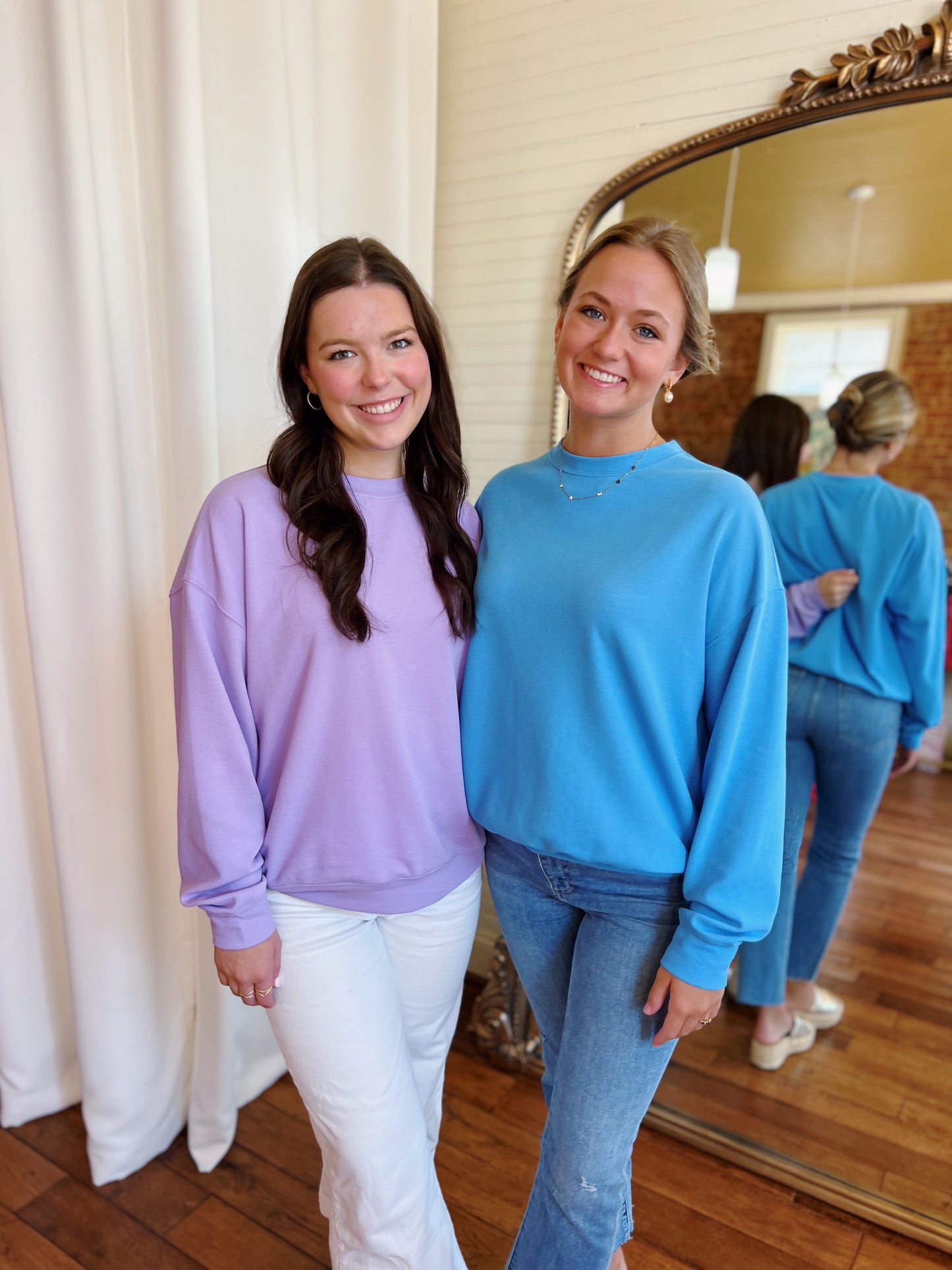 LUCY SWEATSHIRT- MARINE BLUE