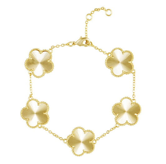 ADELINE CLOVER BRACELET- GOLD