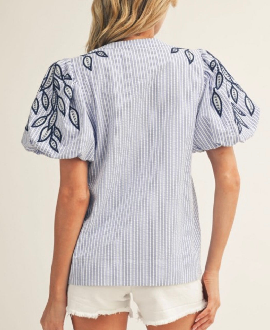 KIRKSEY TOP- BLUE