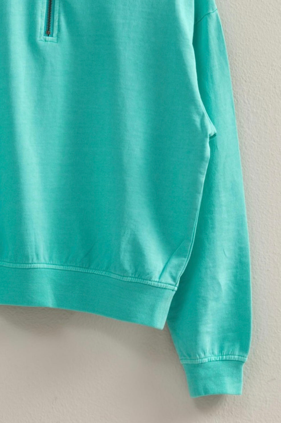 PALOMA HALF-ZIP- TURQUOISE