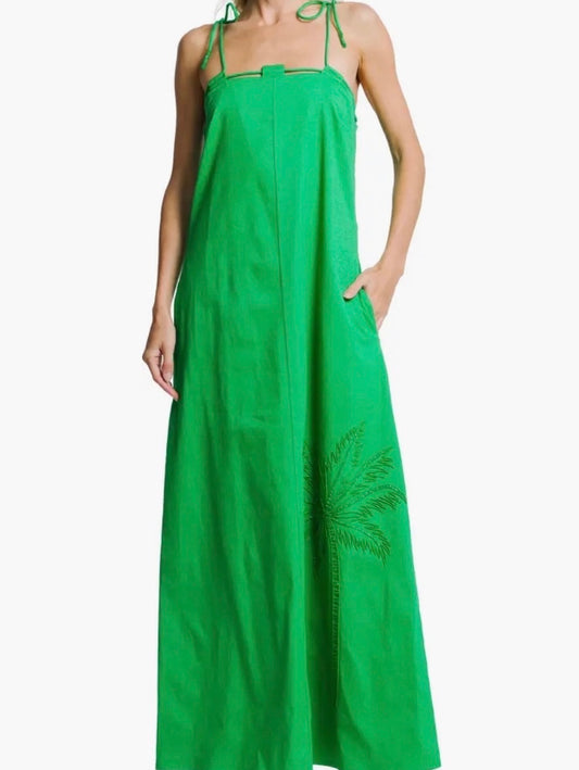 HATTIE MAXI DRESS- GREEN