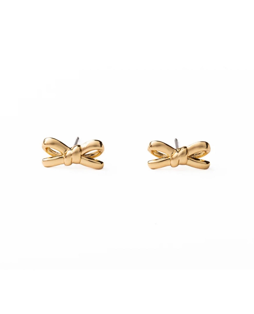 LUXE GOLD BOW STUDS