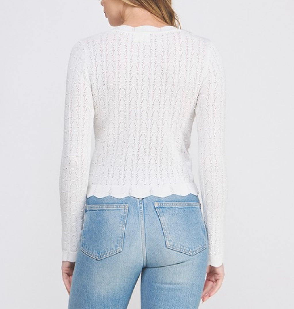 ALLIE CARDI- WHITE