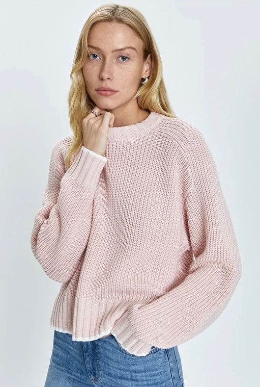 PISTOLA ADINA SWEATER- ICY PINK