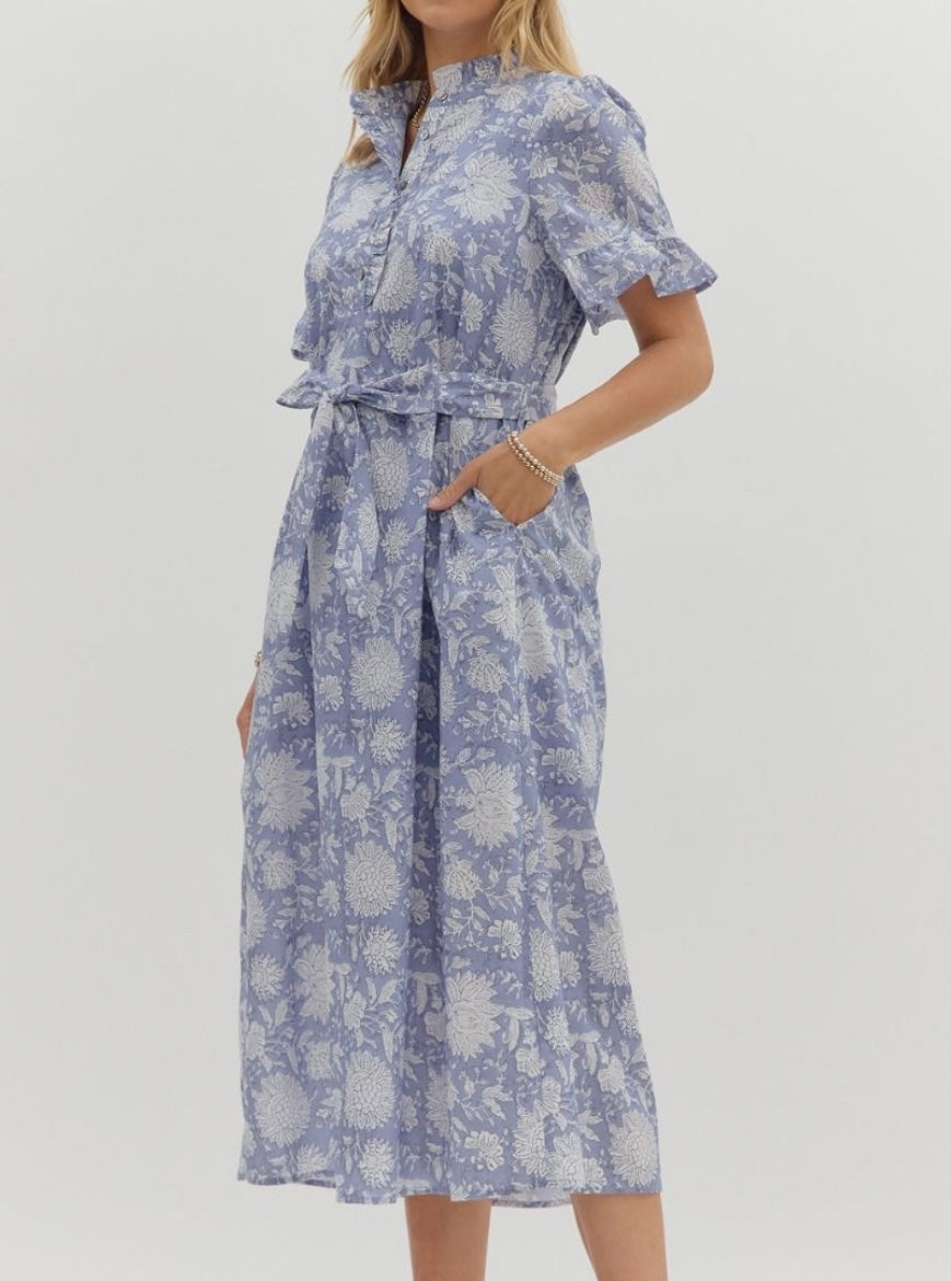 INDIGO DRESS
