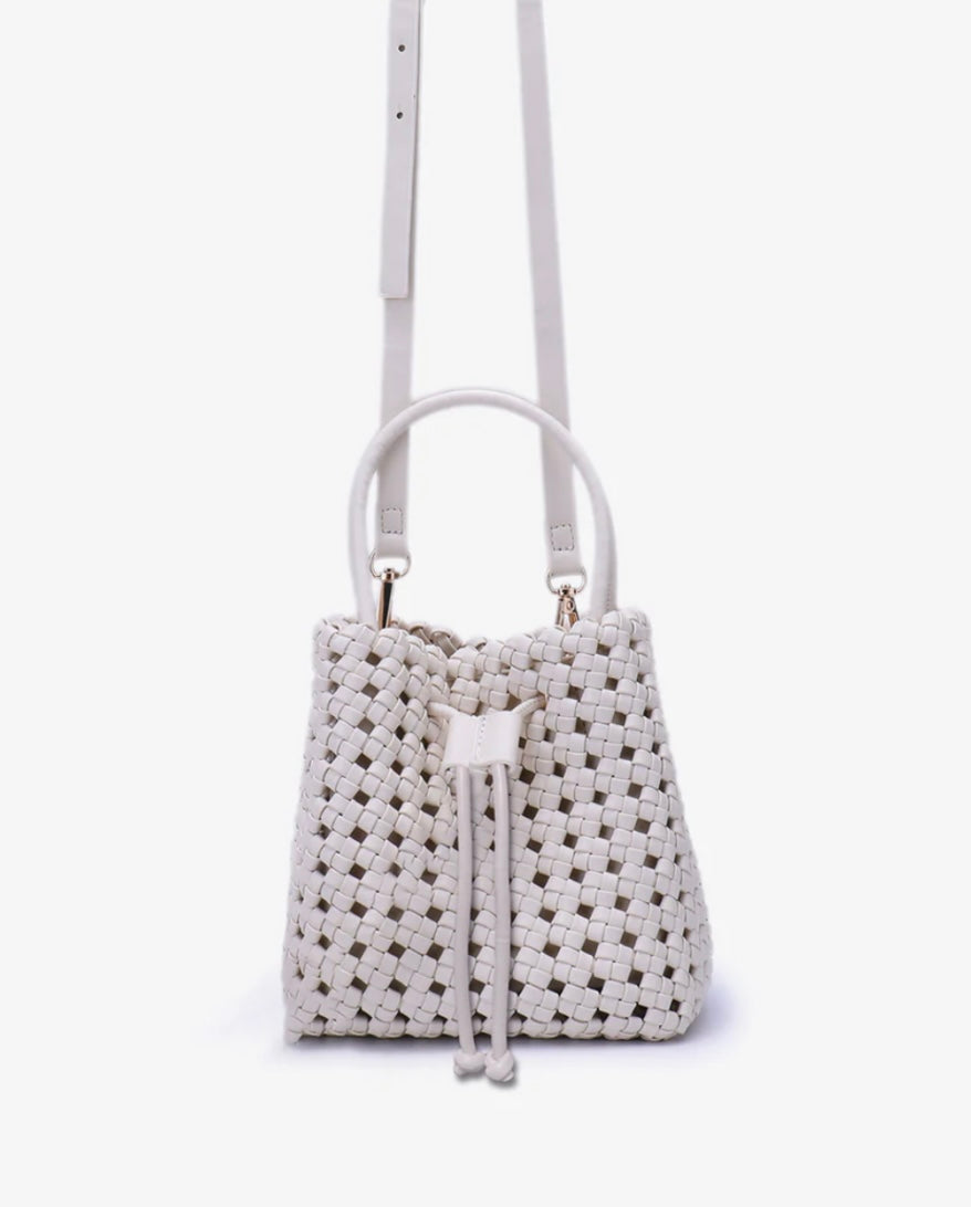 PERRIE BUCKET BAG- OFF WHITE