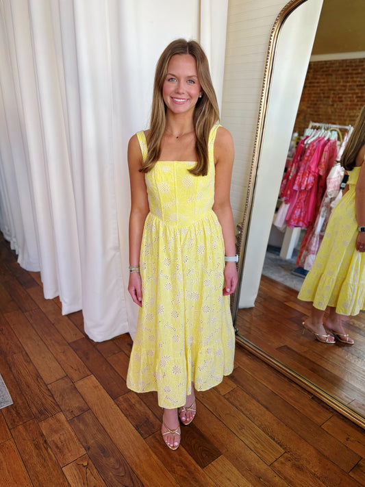 ELOISE EYELET DRESS