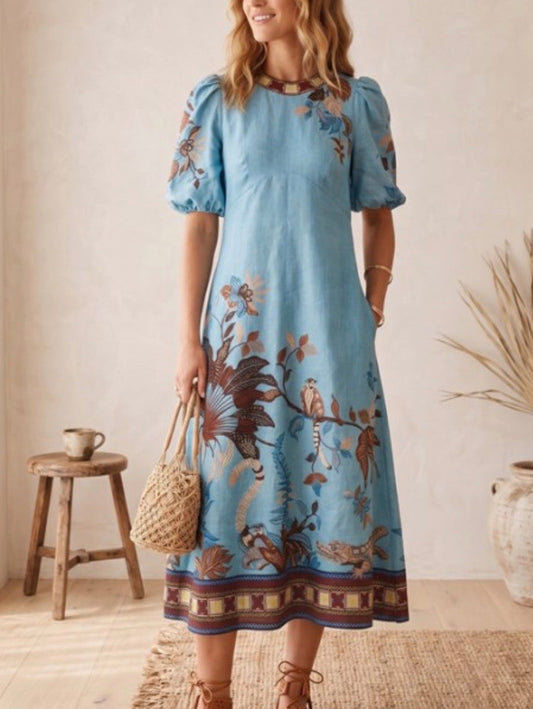 AUTUMN MIDI DRESS