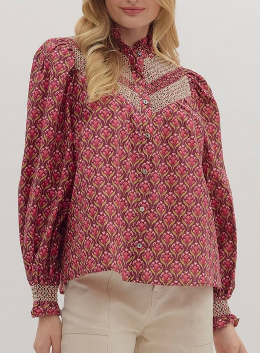 LOUISA TOP- WINE
