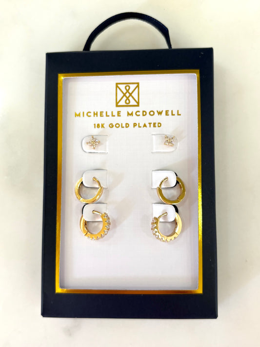 PENELOPE LUXE EARRINGS | SET OF 3