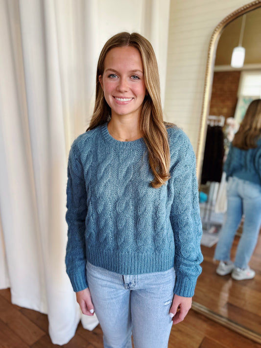 STEVE MADDEN CERONNE SWEATER - BLUE DUSK