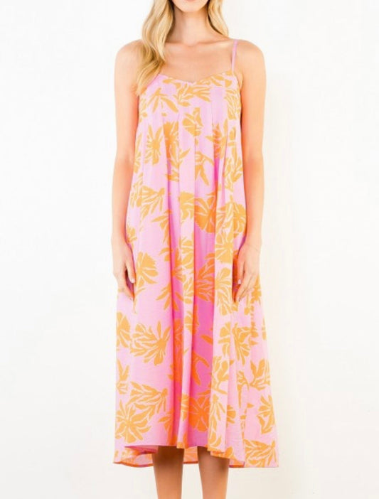 HAZEL DRESS- PINK FLORAL