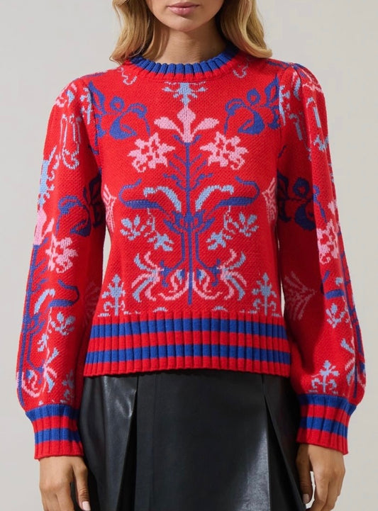 MILLA SWEATER- RED
